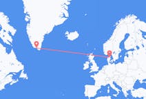 Vluchten van Aalborg naar Qaqortoq