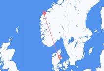 Flights from Volda, Norway to Aarhus, Denmark