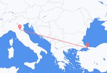 Flights from Istanbul, Turkey to Bologna, Italy