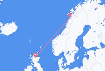Flights from Inverness, Scotland to Bodø, Norway