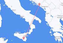 Vols depuis la ville de Dubrovnik vers la ville de Comiso