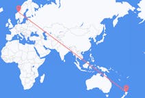 出发地 新西兰出发地 陶朗加目的地 挪威特隆赫姆的航班