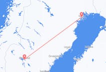 Vluchten van Luleå naar Östersund