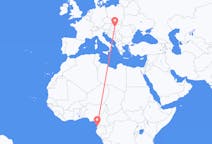 Flyreiser fra Bata, Ekvatorial-Guinea til Budapest, Ungarn