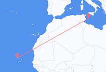 Fly fra São Vicente til Lampedusa
