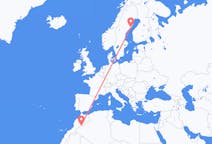 Flights from Zagora, Morocco to Umeå, Sweden