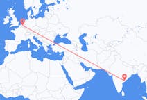 Vluchten van Rajahmundry, India naar Brussel, België