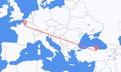 Flights from Tokat to Paris