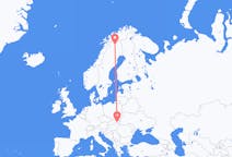 Flights from Kiruna to Kosice