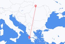 Flights from Zakynthos Island, Greece to Baia Mare, Romania