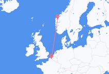Flyreiser fra Sandane, Norge til Lille, Frankrike