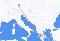 Flyrejser fra Patras, Grækenland til München, Tyskland