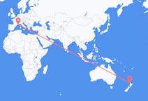 Flyrejser fra Auckland til Toulon