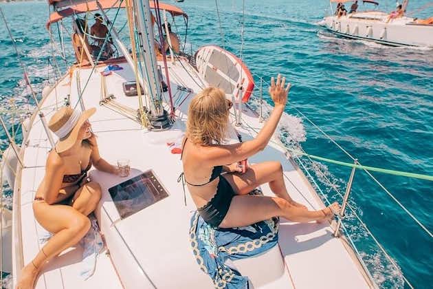 Half Day Sailing on a comfort yacht around Hvar and Pakleni islands- small group