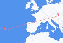 Flyg från Budapest, Ungern till Horta, Portugal