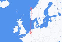 Vols de Liège, Belgique vers Ålesund, Norvège
