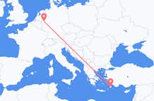 Flyreiser fra Duesseldorf, til Rhodes