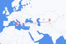 Flyreiser fra Tsjimkent, Kasakhstan til Palermo, Italia