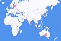 Flyrejser fra Adelaide, Australien til Riga, Letland