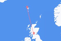 Flyreiser fra Glasgow, til Sørvágur