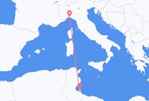 Flyreiser fra Djerba, til Genova