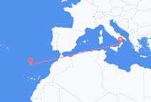 Flyreiser fra Funchal, Portugal til Lamezia Terme, Italia