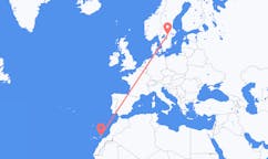 Flights from Lanzarote, Spain to Örebro, Sweden