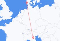 Flug frá Westerland, Þýskalandi til Bologna, Ítalíu