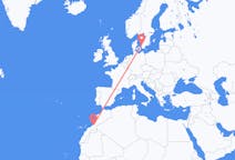 Flights from Guelmim, Morocco to Ängelholm, Sweden