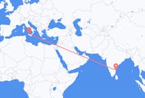 Flyreiser fra Chennai, India til Palermo, Italia