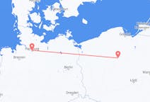 Flyreiser fra Bydgoszcz, Polen til Hamburg, Tyskland
