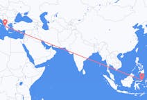 인도네시아 마나도에서 출발해 그리스 프레베자에게(으)로 가는 항공편