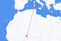 Flights from Niamey to Cagliari