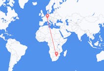 Flyg från Johannesburg, Sydafrika till Zürich, Schweiz