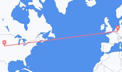 Flyreiser fra Nord Platte, USA til Köln, Tyskland