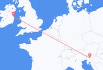 Flyrejser fra Ljubljana til Dublin