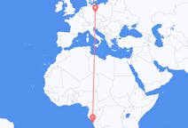 Flyrejser fra Cabinda, Angola til Dresden, Tyskland