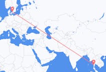 Flyreiser fra Myeik, Myanmar, Myanmar (Burma) til Angelholm, Sverige