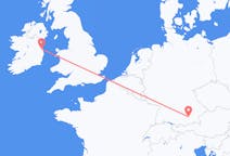 Flyg från Dublin, Irland till München, Tyskland