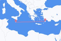 Flights from Valletta in Malta to Rhodes in Greece