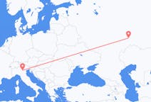 Flyg från Samara, Ryssland till Verona, Italien