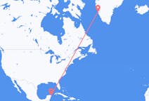 Flyreiser fra Cancún, Mexico til Nuuk, Grønland