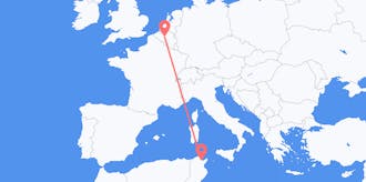 Flyreiser fra Tunisia til Belgia