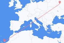 Flights from Fuerteventura, Spain to Bryansk, Russia