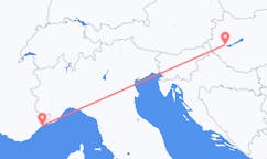 Flights from Hévíz, Hungary to Nice, France