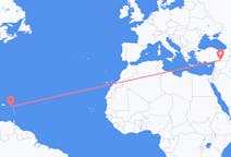 Flights from Saint Kitts to Şanlıurfa
