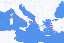 Flights from Figari to Samos