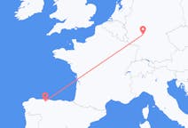 Flyreiser fra Frankfurt, Tyskland til Santiago del Monte, Spania