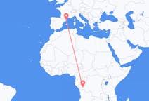 Flyg från Brazzaville, Kongo-Brazzaville till Girona, Spanien