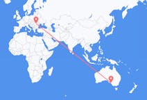 Flyg från Adelaide, Australien till Târgu Mureș, Rumänien